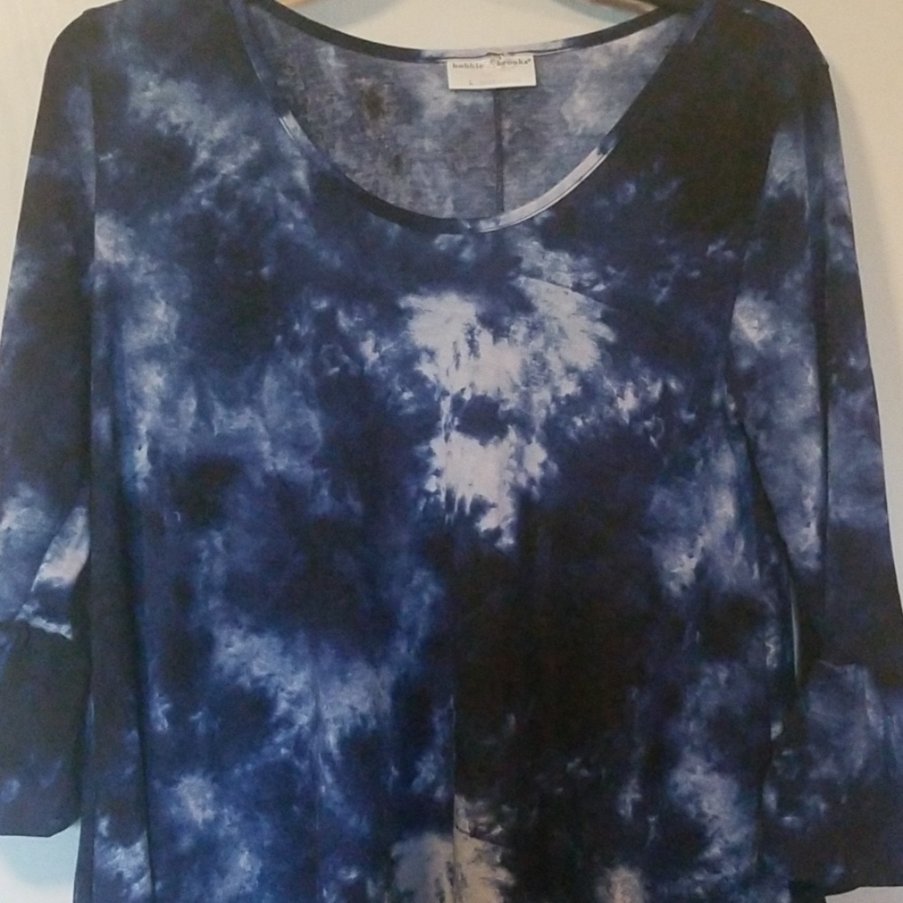 💗🛍SALE Womens Bobbie Brooks tie dye shirt size L - Picture 6 of 6